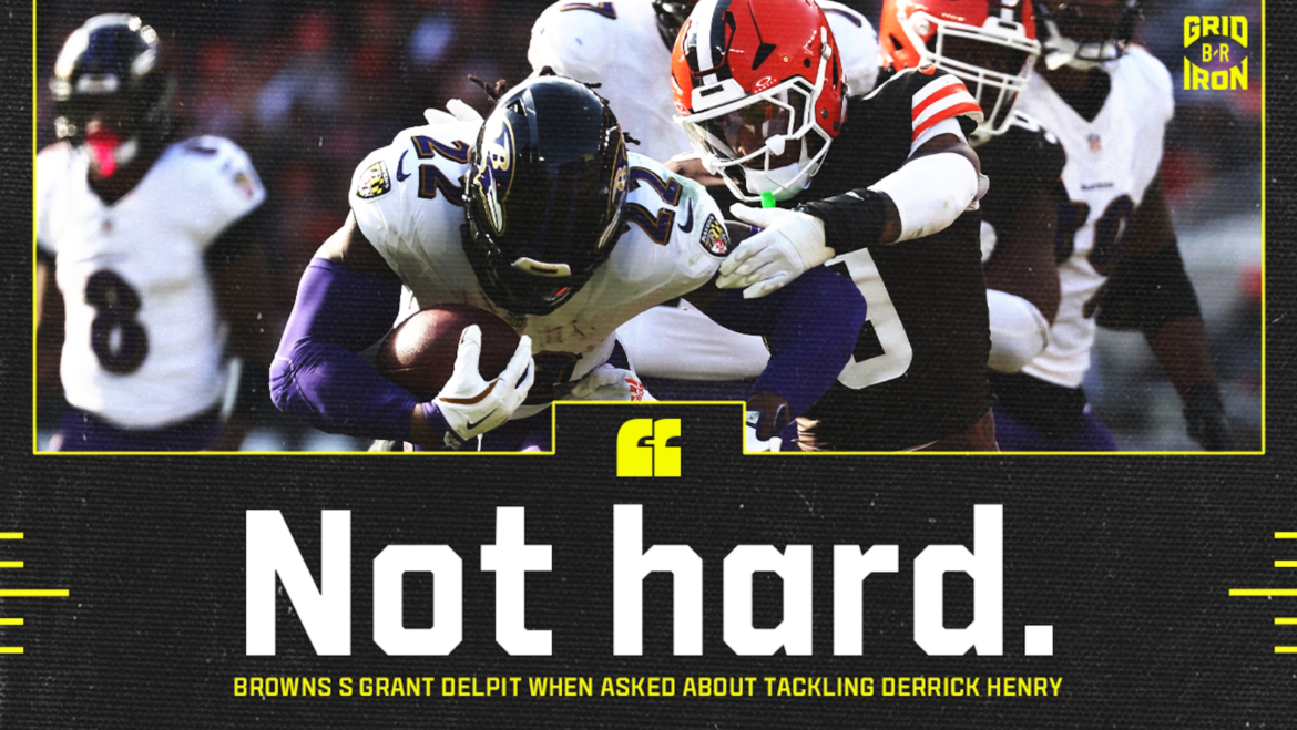 Grant Delpit diz que "não é difícil" derrubar Derrick Henry antes de Browns x Ravens