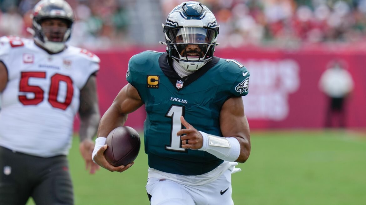 Jalen Hurts e Eagles Celebrados pelos Fãs pela Criatividade Ofensiva na Vitória contra Baker e Bucs