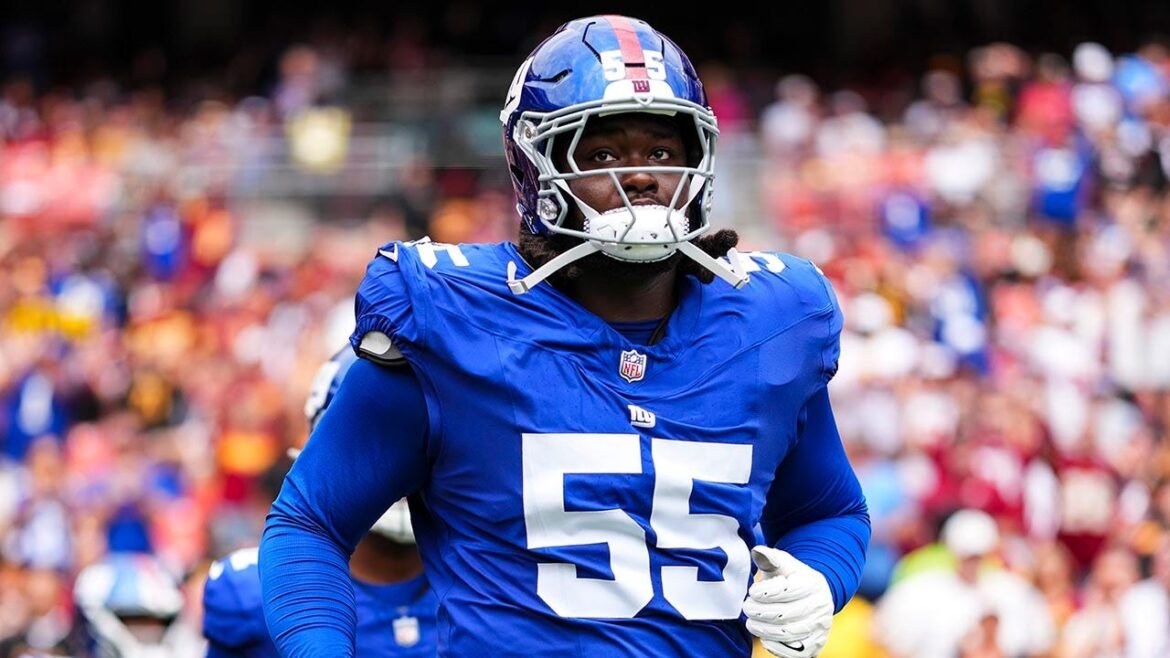 James Hudson III dos Giants sob os holofotes contra os Cowboys