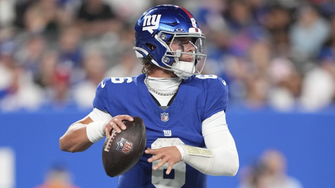 Jaxson Dart Nomeado QB2 em vez de Jameis Winston Atrás de Russell Wilson na Profundidade do Elenco dos Giants