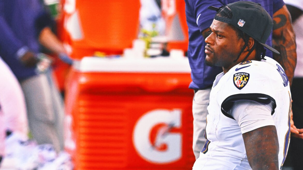 Ravens: Lamar Jackson pode perder de 2 a 3 jogos devido a lesão na coxa