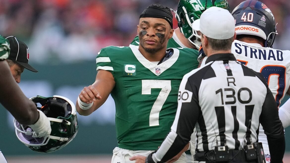 Aaron Glenn, dos Jets, defende Justin Fields após desempenho ruim contra os Broncos.