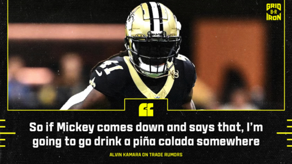 Alvin Kamara Diz que Vai "Tomar uma Pina Colada em Algum Lugar" Se For Trocado pelos Saints
