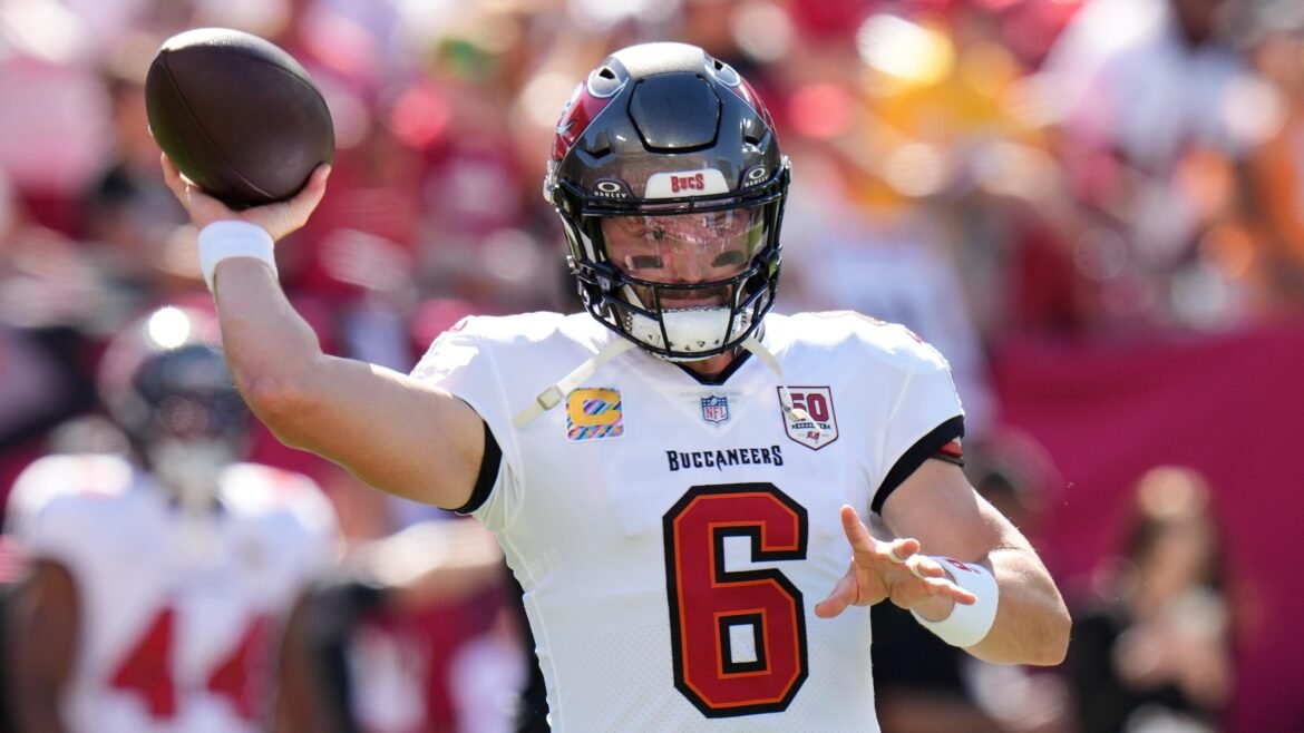 Baker Mayfield Entre os Favoritos para o MVP da NFL com os Bucs Avançando para 5-1, Odds Completo Reveladas