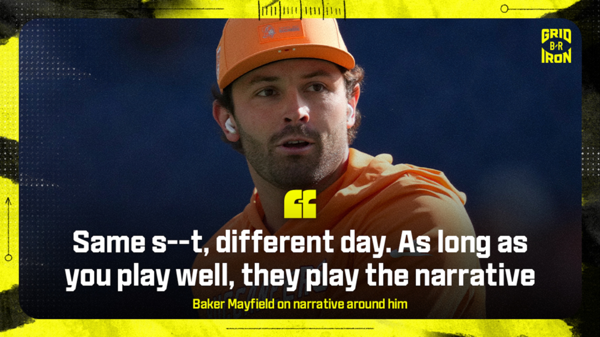Baker Mayfield dos Bucs Discute Mudança na Narrativa 'Arrogante e Imaturo' em Meio ao Burburinho de MVP da NFL