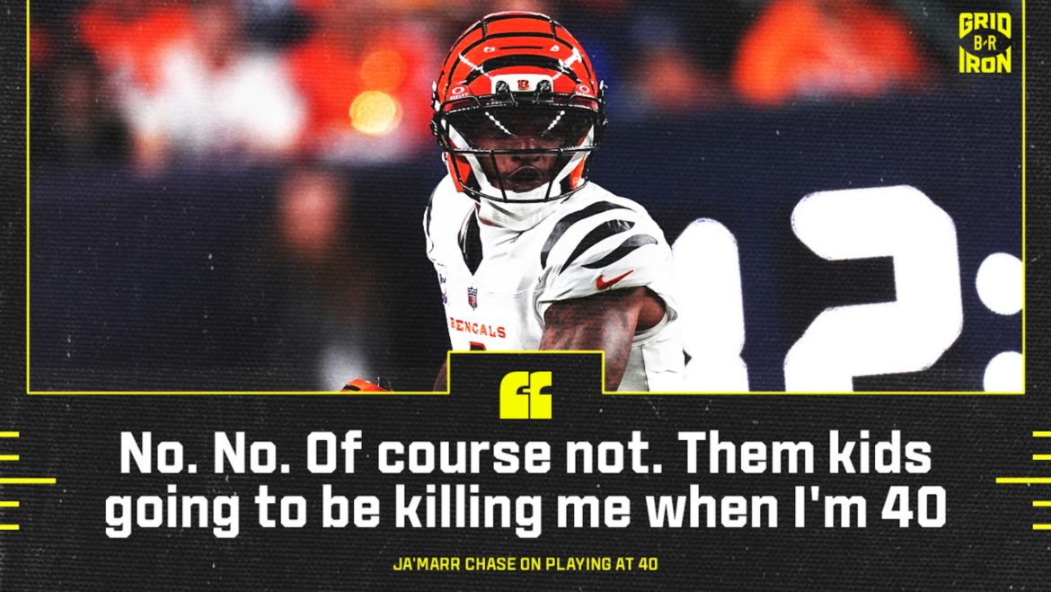 Ja'Marr Chase dos Bengals Explica Por Que Não Planeja Jogar Até os 40 Como Joe Flacco