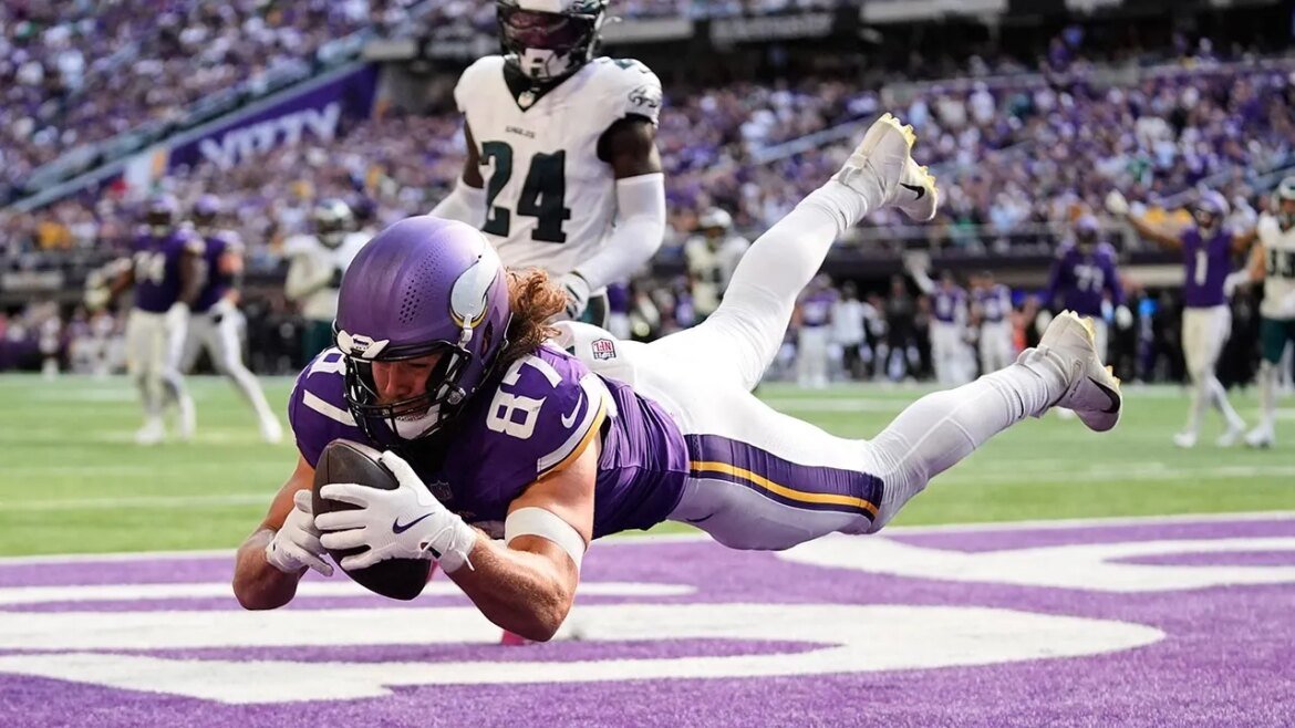 TJ Hockenson, do Vikings, critica árbitros da NFL