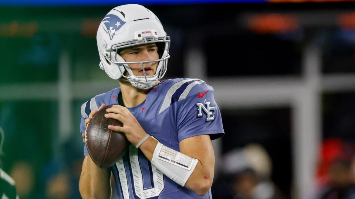 Drake Maye Critica Cam Newton Após Comentário sobre 'Ouro de Bobo' em Meio ao Registro de 9-2 dos Patriots