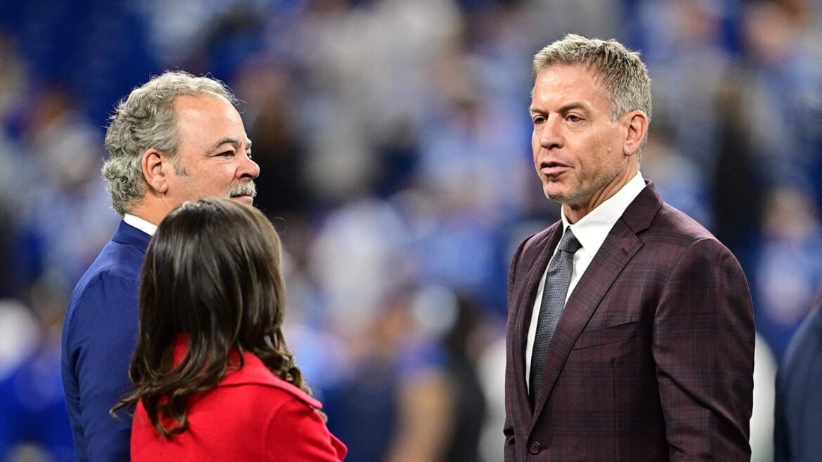 Ex-estrela dos Cowboys Troy Aikman provoca Jerry Jones sobre troca