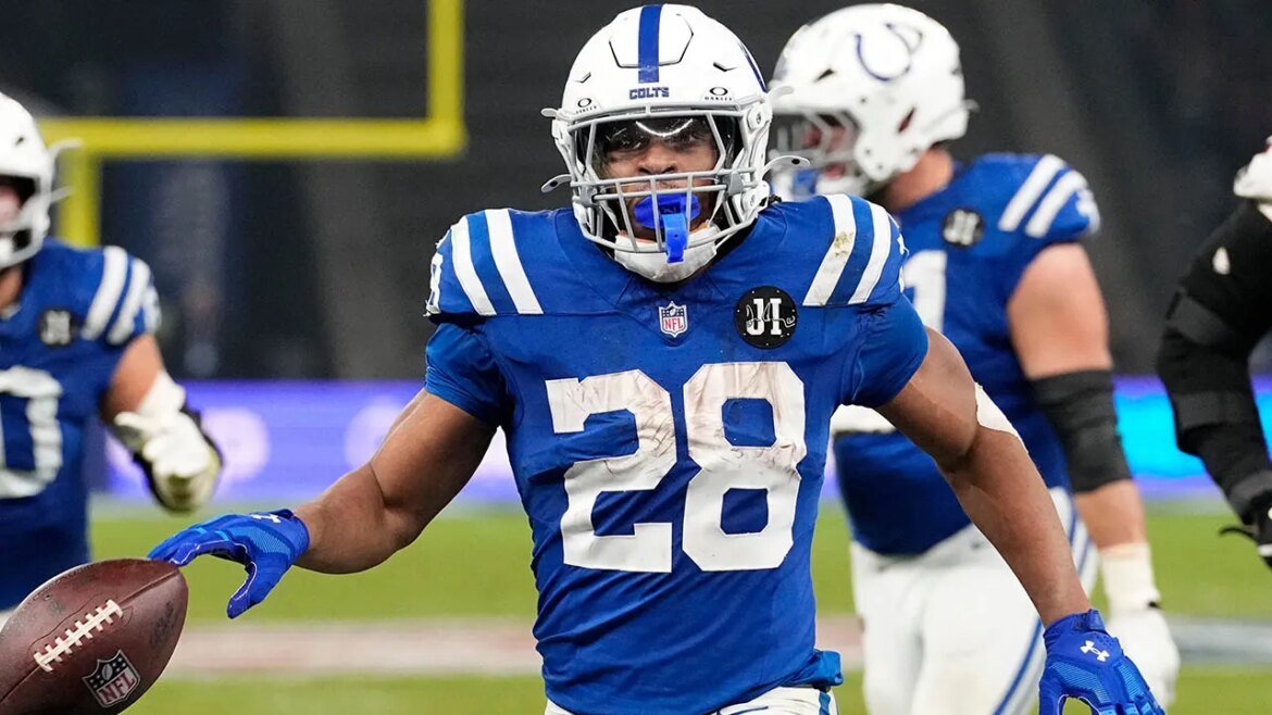Jonathan Taylor do Colts quebra recorde da franquia em massacre ofensivo contra os Falcons