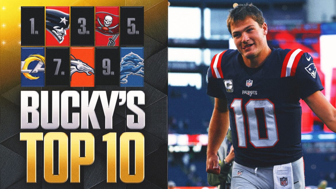 Ranking dos 10 melhores da NFL: Quem é o nº 1? Eagles, Bills e Rams sobem; Colts e Packers caem.
