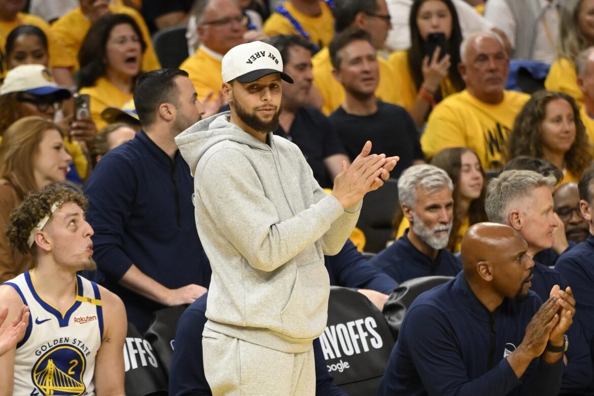 Stephen Curry dos Warriors estaria fora contra os Kings devido a uma doença, Jimmy Butler e Green indefinidos.