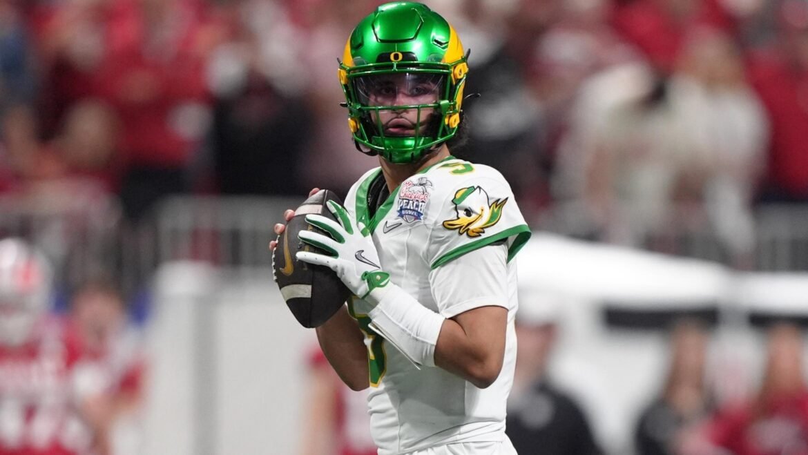Mel Kiper Jr. Diz que Dante Moore, de Oregon, é um 'risco que vale a pena' com a escolha número 2 do Draft da NFL dos Jets.
