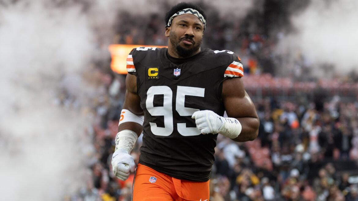 Myles Garrett 'Comprometido com a Vitória', Fala Sobre o Futuro dos Browns Antes da Temporada de 2026 da NFL