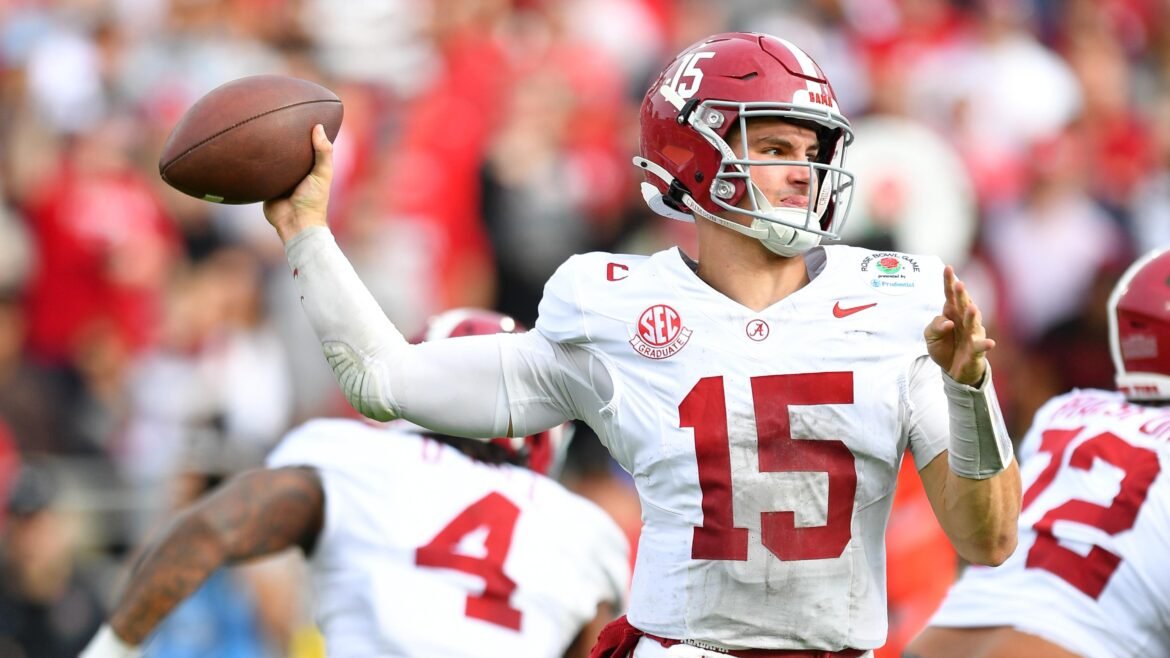 Mel Kiper Jr. Lista o QB do Alabama Ty Simpson Entre as Surpresas do Draft da NFL de 2026 em Vídeo