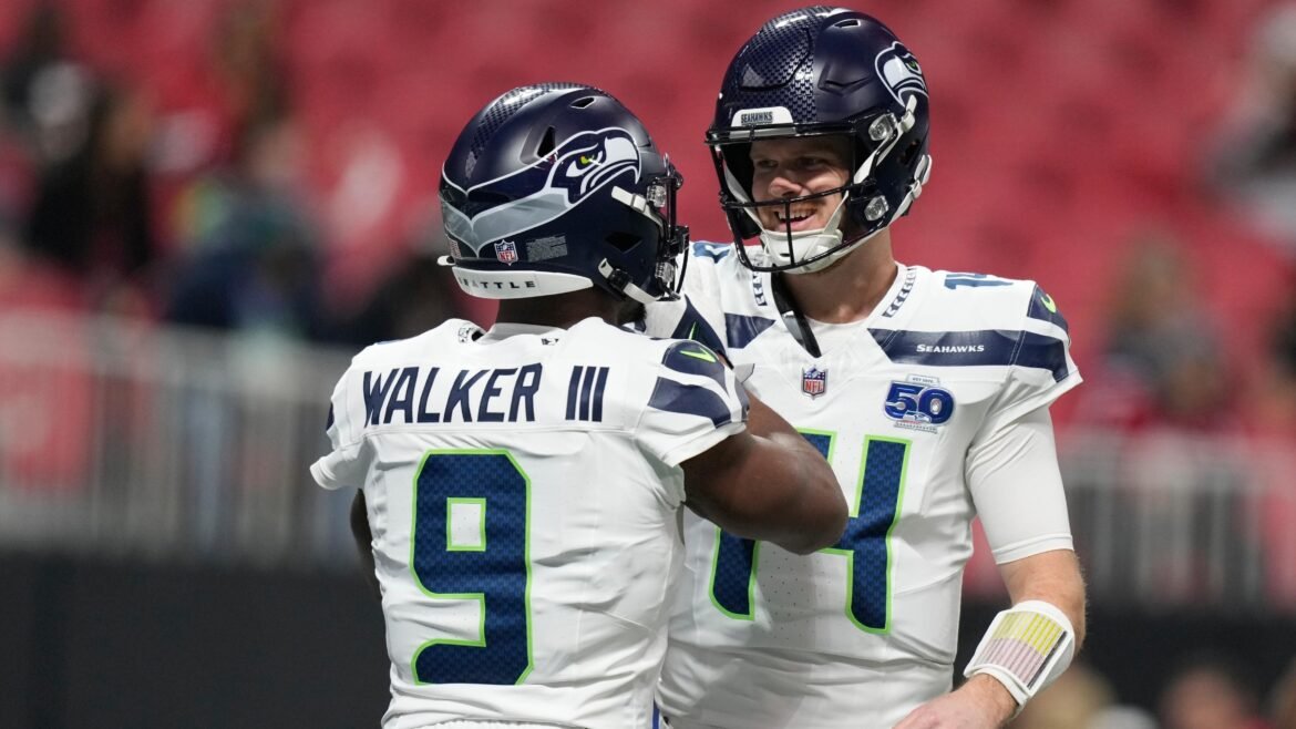 Rumores da NFL sobre o contrato de Sam Darnold e o futuro de Kenneth Walker III nos Seahawks antes da agência livre.