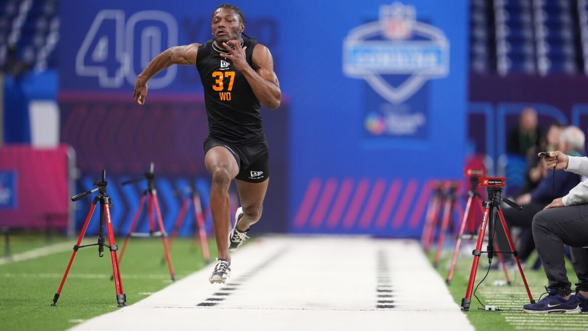 Carnell Tate minimiza 'supervalorizado' tempo de 40 jardas no Pro Day da OSU após desempenho no NFL Combine