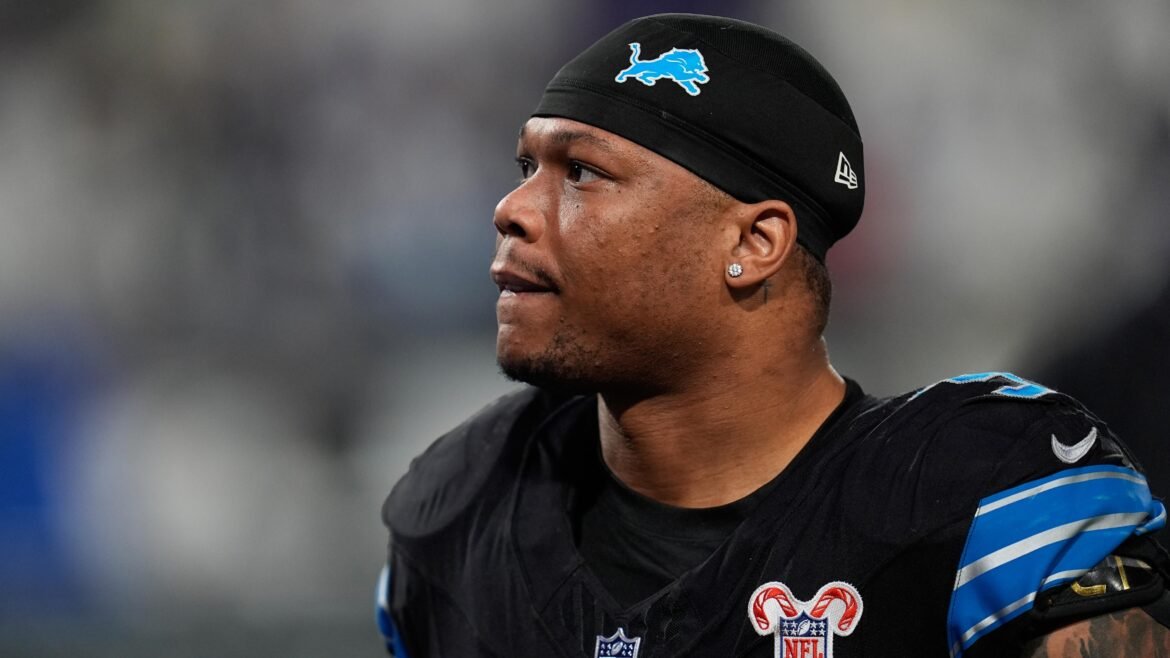 David Montgomery se despede com carinho dos Lions em foto no Instagram após troca com os Texans: 'Amor para sempre'